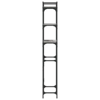 Scaffale per Lavatrice Grigio Sonoma 67x25x163 cm Multistrato 838986