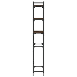 Scaffale per Lavatrice Rovere Marrone 67x25x163 cm Multistrato 838987