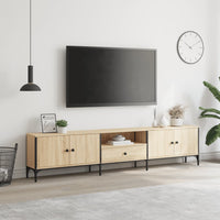 Mobile TV Cassetto-Credenza TV-Console TV Rovere Sonoma 200x25x44 cm Legno Multistrato