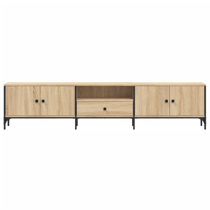 Mobile TV Cassetto-Credenza TV-Console TV Rovere Sonoma 200x25x44 cm Legno Multistrato