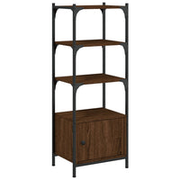 Libreria 3 Ripiani Rovere Marrone 41x30x109,5 Legno Multistrato 839002