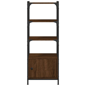 Libreria 3 Ripiani Rovere Marrone 41x30x109,5 Legno Multistrato 839002