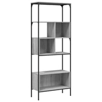 Libreria 5Ripiani Grigio Sonoma 76x33x188,5cm Legno Multistrato 839006
