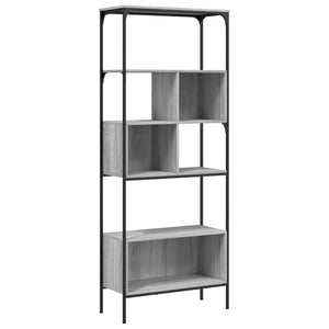 Libreria 5Ripiani Grigio Sonoma 76x33x188,5cm Legno Multistrato 839006