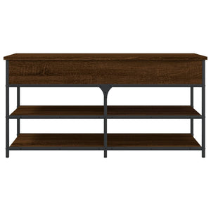 Panca Porta Scarpe Rovere Marrone 100x42,5x50 Legno Multistrato 839037