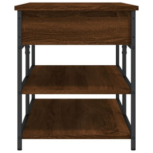 Panca Porta Scarpe Rovere Marrone 100x42,5x50 Legno Multistrato 839037