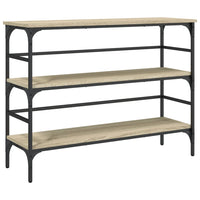 Tavolo Consolle Rovere Sonoma 100x32x75 cm in Legno Multistrato 839049