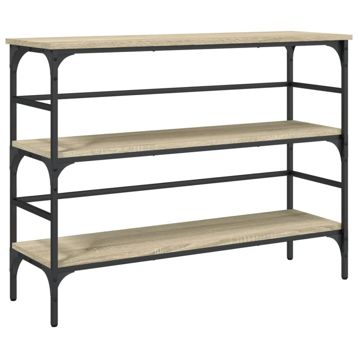 Tavolo Consolle Rovere Sonoma 100x32x75 cm in Legno Multistrato 839049