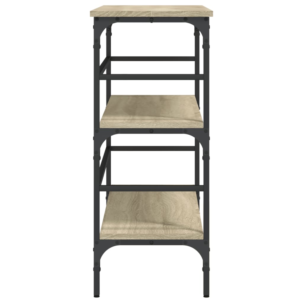 Tavolo Consolle Rovere Sonoma 100x32x75 cm in Legno Multistrato 839049