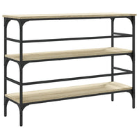 Tavolo Consolle Rovere Sonoma 100x32x75 cm in Legno Multistrato 839049