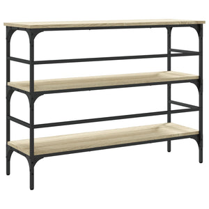 Tavolo Consolle Rovere Sonoma 100x32x75 cm in Legno Multistrato 839049