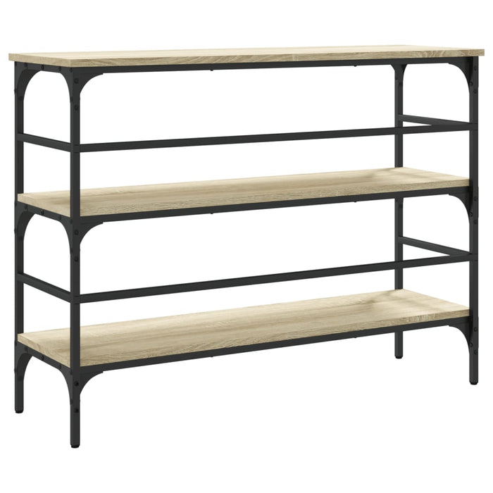 Tavolo Consolle Rovere Sonoma 100x32x75 cm in Legno Multistrato 839049