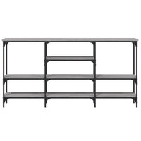 Tavolo Consolle Grigio Sonoma 160x29x80 cm in Legno Multistrato 839066