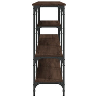 Tavolino Consolle Rovere Marrone 160x29x80 cm Legno Multistrato 839067