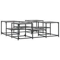 Tavolino Salotto Grigio Sonoma 121x121x40 cm Legno Multistrato 839071