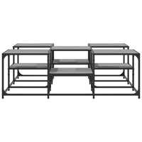 Tavolino Salotto Grigio Sonoma 121x121x40 cm Legno Multistrato 839071