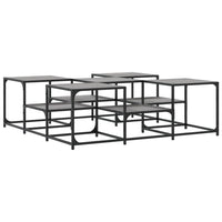 Tavolino Salotto Grigio Sonoma 121x121x40 cm Legno Multistrato 839071