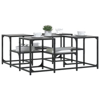 Tavolino da Salotto Grigio Sonoma 91x91x40 cm Legno Multistrato 839076