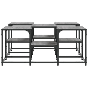 Tavolino da Salotto Grigio Sonoma 91x91x40 cm Legno Multistrato