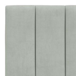 Giroletto senza Materasso Hanko Grigio Chiaro 90x200 cm Velluto 3207825