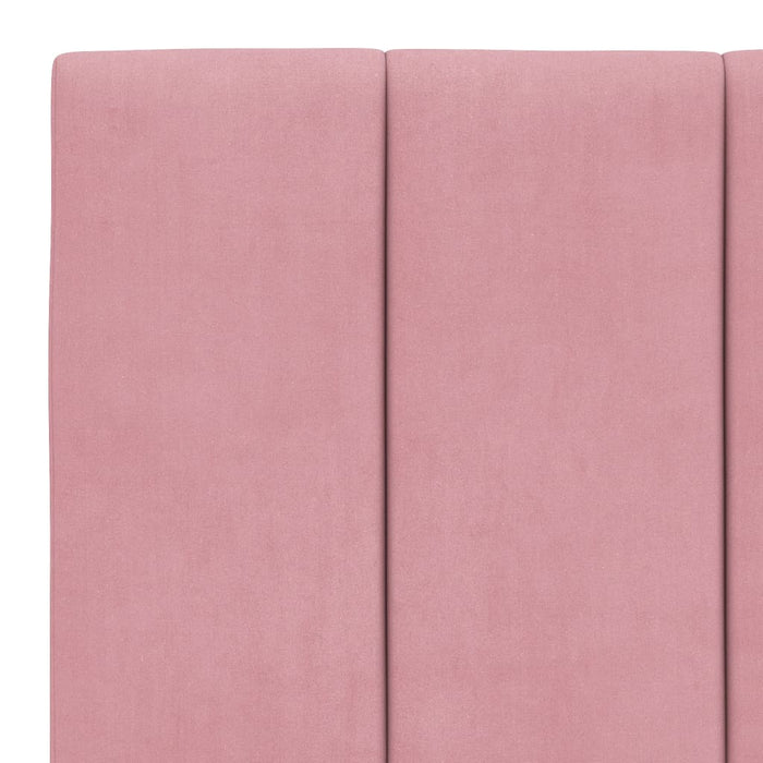 Giroletto senza Materasso Hanko Rosa 100x200 cm in Velluto 3207836
