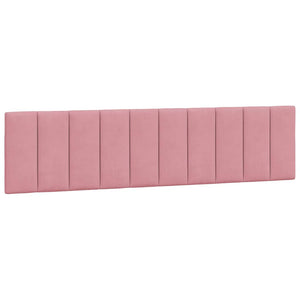 Giroletto senza Materasso-Struttura Letto Hanko Rosa 200x200 cm in Velluto