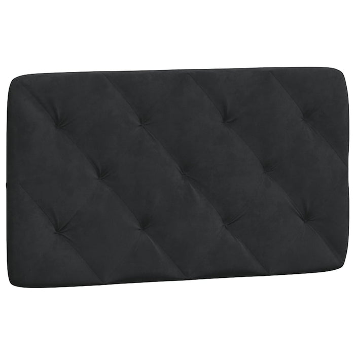 Giroletto senza Materasso-Struttura Letto Nero 90x190 cm in Velluto