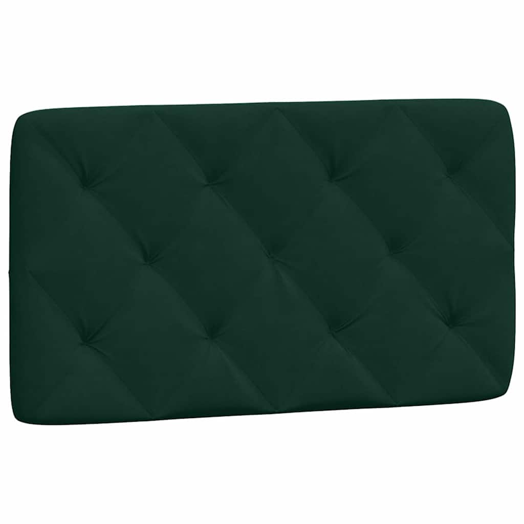 Giroletto senza Materasso-Struttura Letto Verde Scuro 90x190 cm in Velluto 574554