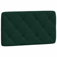 Giroletto senza Materasso-Struttura Letto Verde Scuro 90x190 cm in Velluto 574554