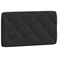 Giroletto senza Materasso-Struttura Letto Nero 90x200 cm in Velluto