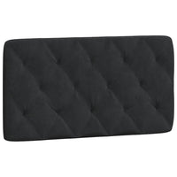 Giroletto senza Materasso-Struttura Letto Nero 100x200 cm in Velluto 972523