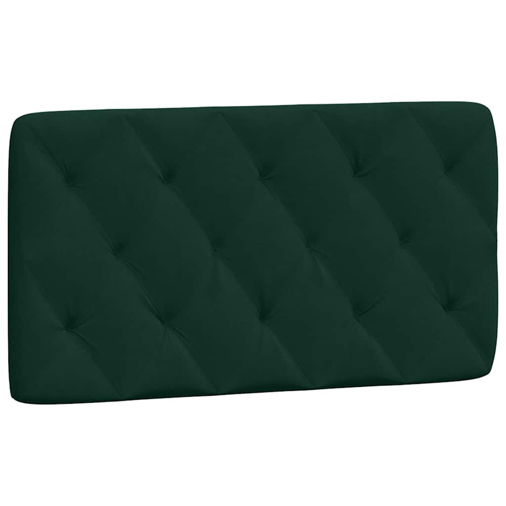 Giroletto senza Materasso-Struttura Letto Verde Scuro 100x200 cm in Velluto 655089