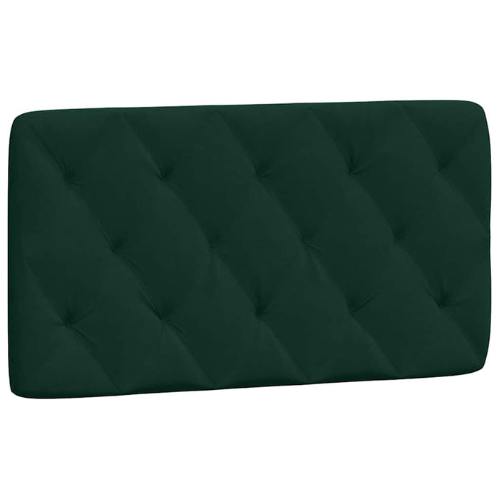 Giroletto senza Materasso-Struttura Letto Verde Scuro 100x200 cm in Velluto 655089