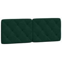 Giroletto senza Materasso-Struttura Letto Verde Scuro 140x190 cm in Velluto 686378