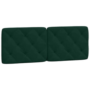Giroletto senza Materasso-Struttura Letto Verde Scuro 140x190 cm in Velluto 686378