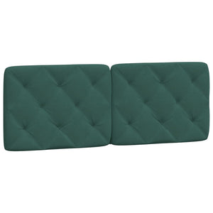 Giroletto senza Materasso-Struttura Letto Verde Scuro 140x200 cm in Velluto 290467
