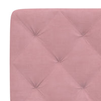 Giroletto senza Materasso Rosa 140x200 cm in Velluto 3207928