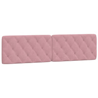 Giroletto senza Materasso-Struttura Letto Rosa 200x200 cm in Velluto