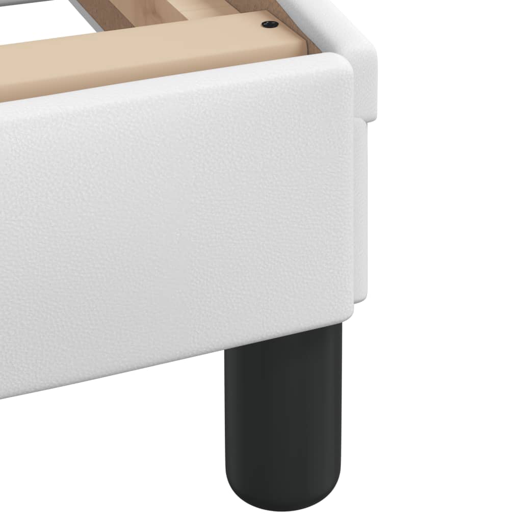 Giroletto Viana senza Materasso Bianco 140x190 cm in Similpelle 3208090