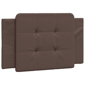 vidaXL Giroletto con Testiera Marrone 90x190 cm in Similpelle