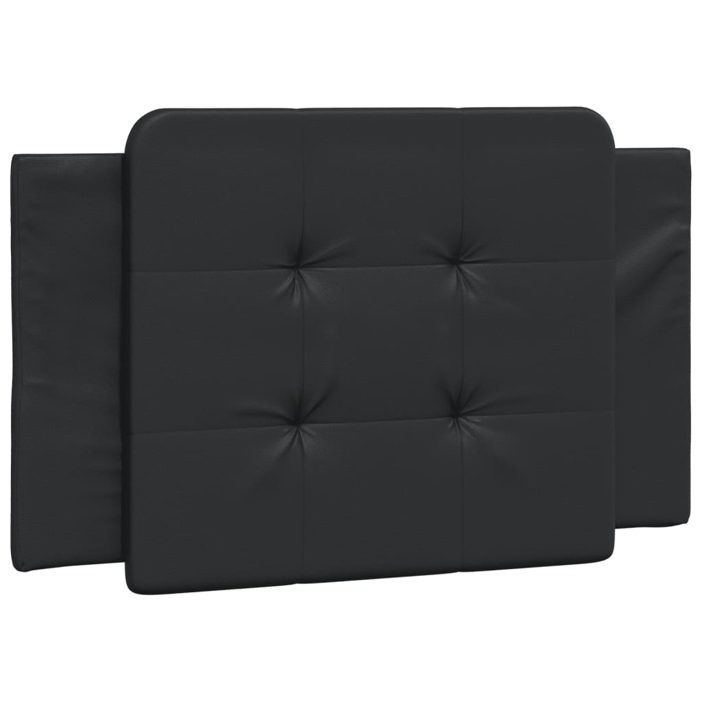Giroletto senza Materasso-Struttura Letto Zadar Nero 90x200 cm in Similpelle 632308