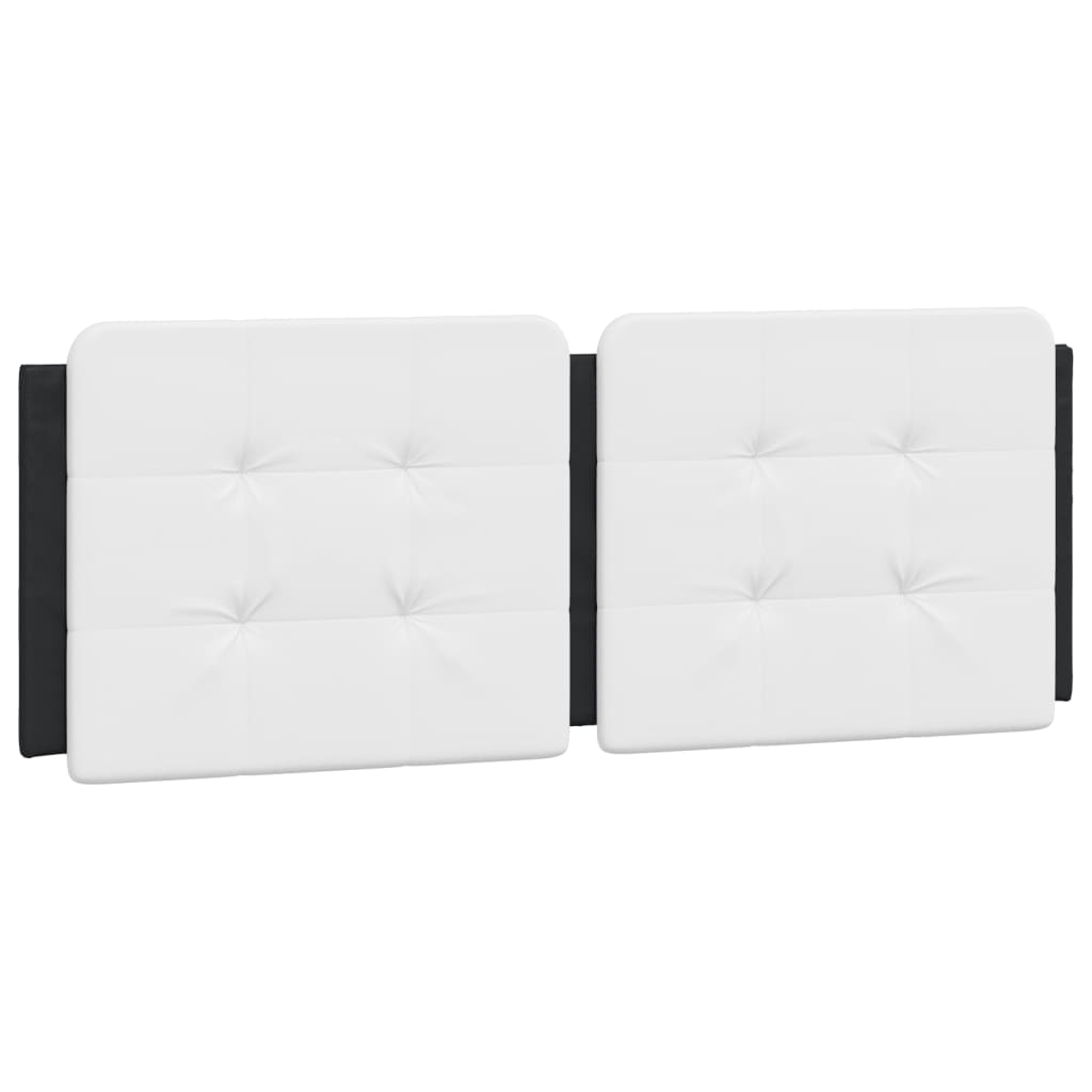 Giroletto senza Materasso-Struttura Letto Zadar Nero e Bianco 120x200 cm in Similpelle 885037