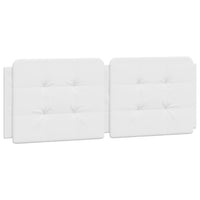 Giroletto senza Materasso-Struttura Letto Zadar Bianco 140x190 cm in Similpelle