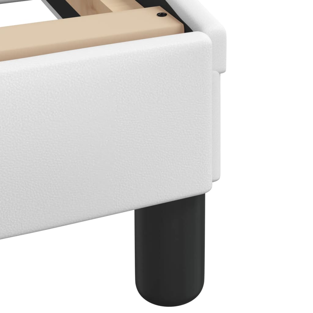 Giroletto senza Materasso Zadar Bianco 160x200 cm in Similpelle 3208192