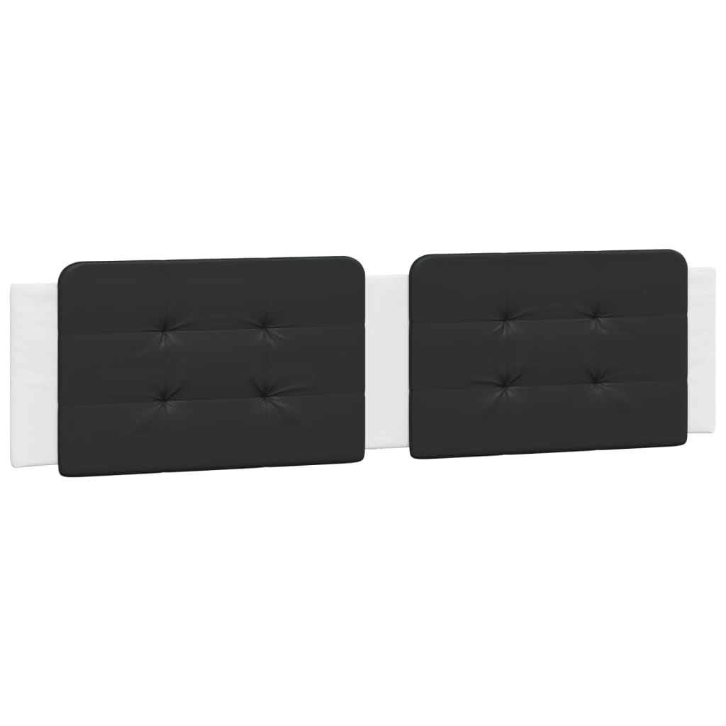 Giroletto senza Materasso Zadar Bianco e Nero 200x200 cm in Similpelle 3208211