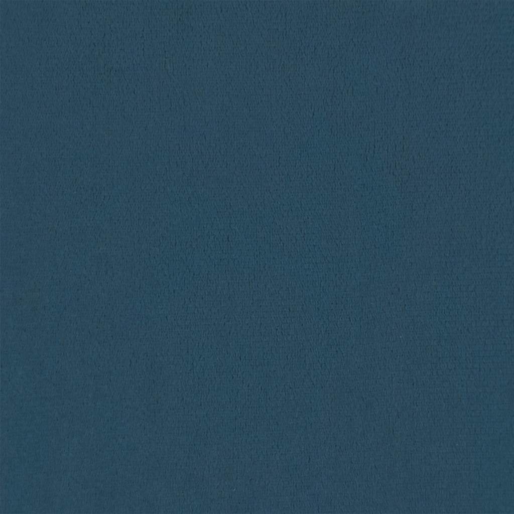 Letto con Materasso Blu 80x200 cm in Velluto