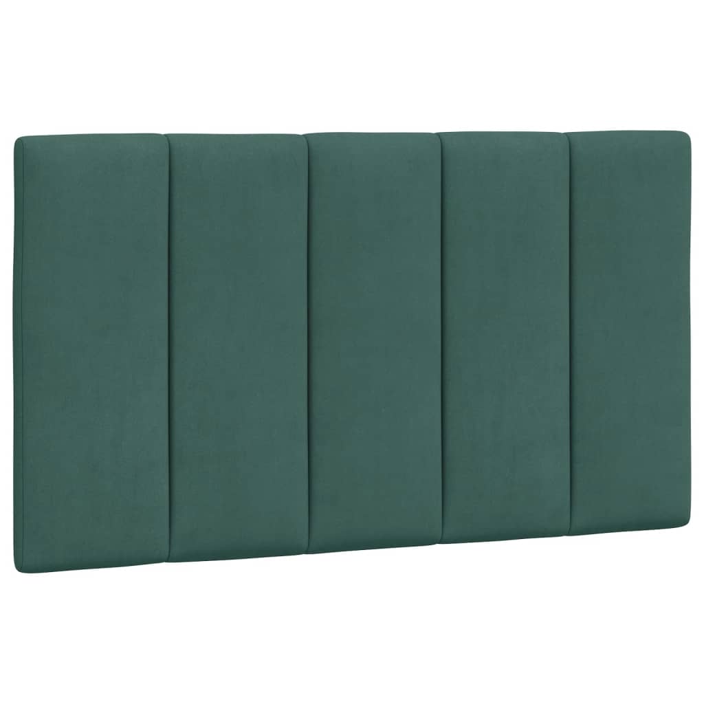 Letto con Materasso Hanko Verde Scuro 80x200 cm in Velluto 3208565