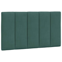 Letto con Materasso Hanko Verde Scuro 80x200 cm in Velluto 3208565
