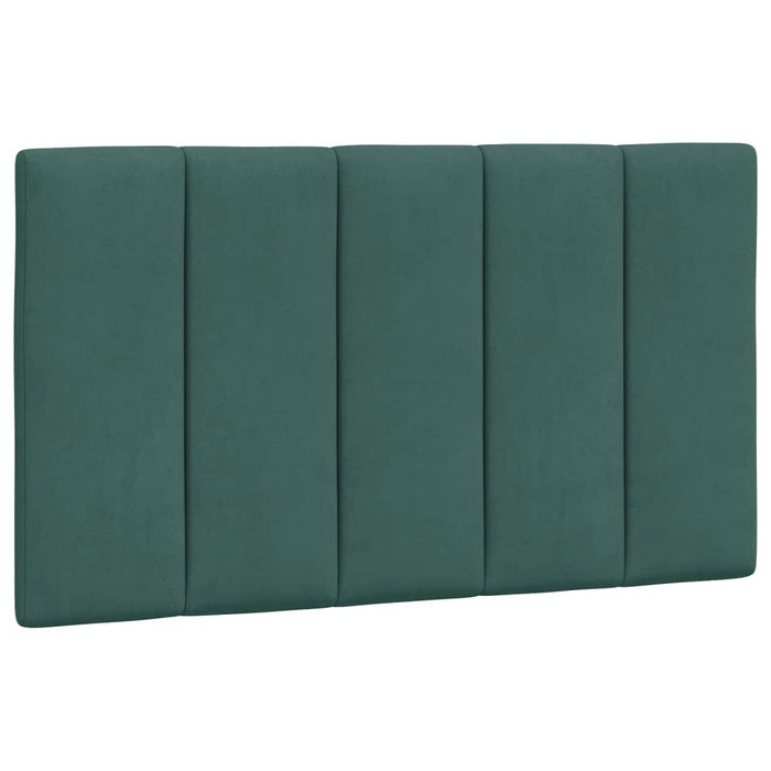 Letto con Materasso Hanko Verde Scuro 80x200 cm in Velluto 3208565