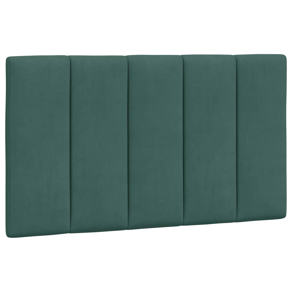 Letto con Materasso Hanko Verde Scuro 90x200 cm in Velluto 3208577